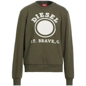 Diesel Dot Logo Green Sweatshirt