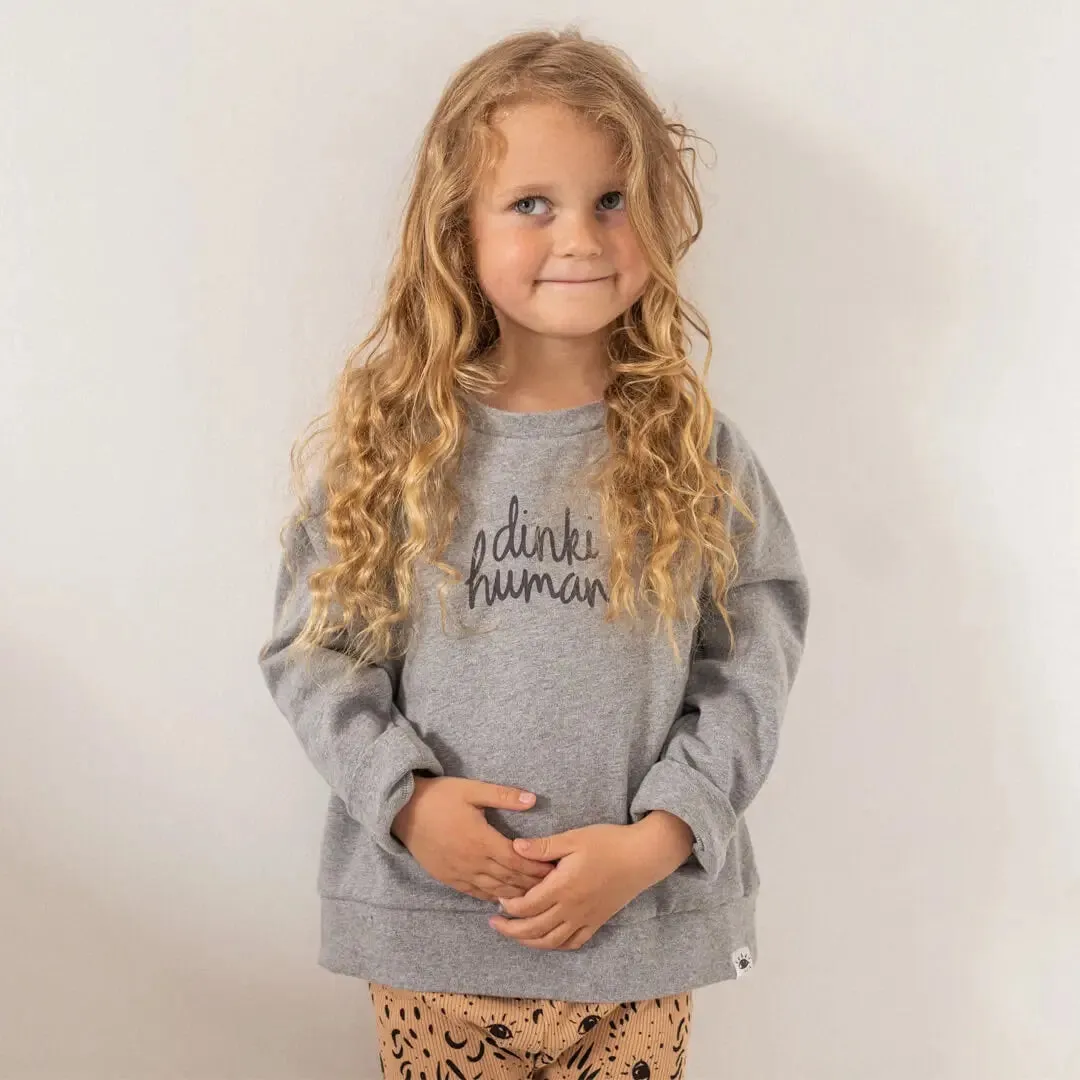 'Dinki Human' Organic Cotton Sweatshirt