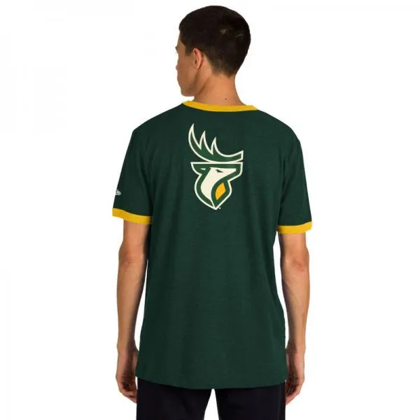 Edmonton Elks - New Era Throwback Pennant Ringer Tee
