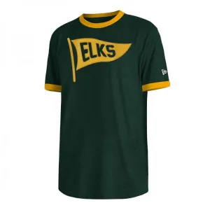Edmonton Elks - New Era Throwback Pennant Ringer Tee