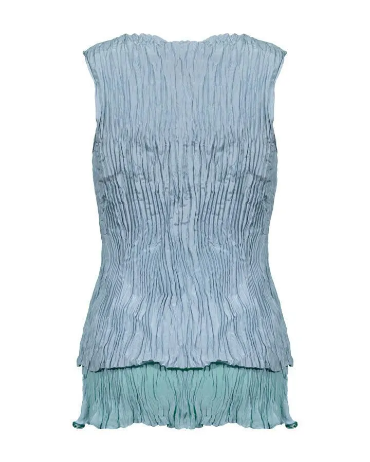 Eileen Fisher Crinkle Ballet Neck Tunic