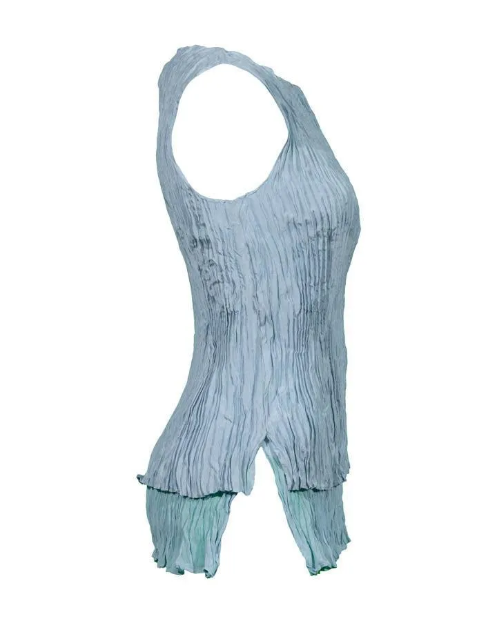 Eileen Fisher Crinkle Ballet Neck Tunic
