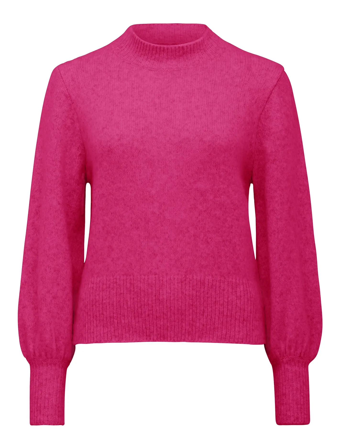 Ella Cinched Blouson Sleeve Knit Jumper