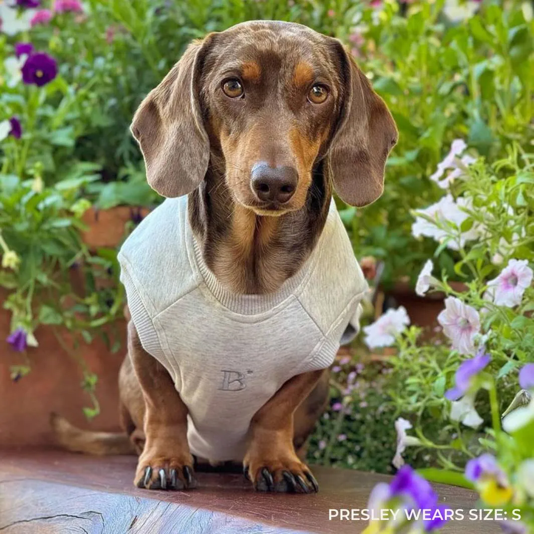 ESSENTIAL DOG SWEATSHIRT | WHITE MARLE