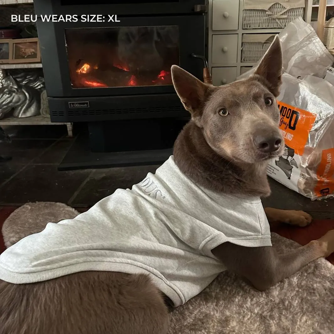 ESSENTIAL DOG SWEATSHIRT | WHITE MARLE
