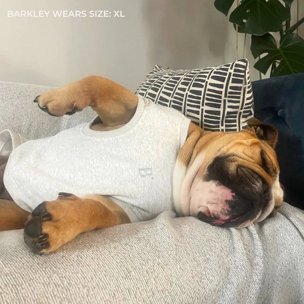 ESSENTIAL DOG SWEATSHIRT | WHITE MARLE