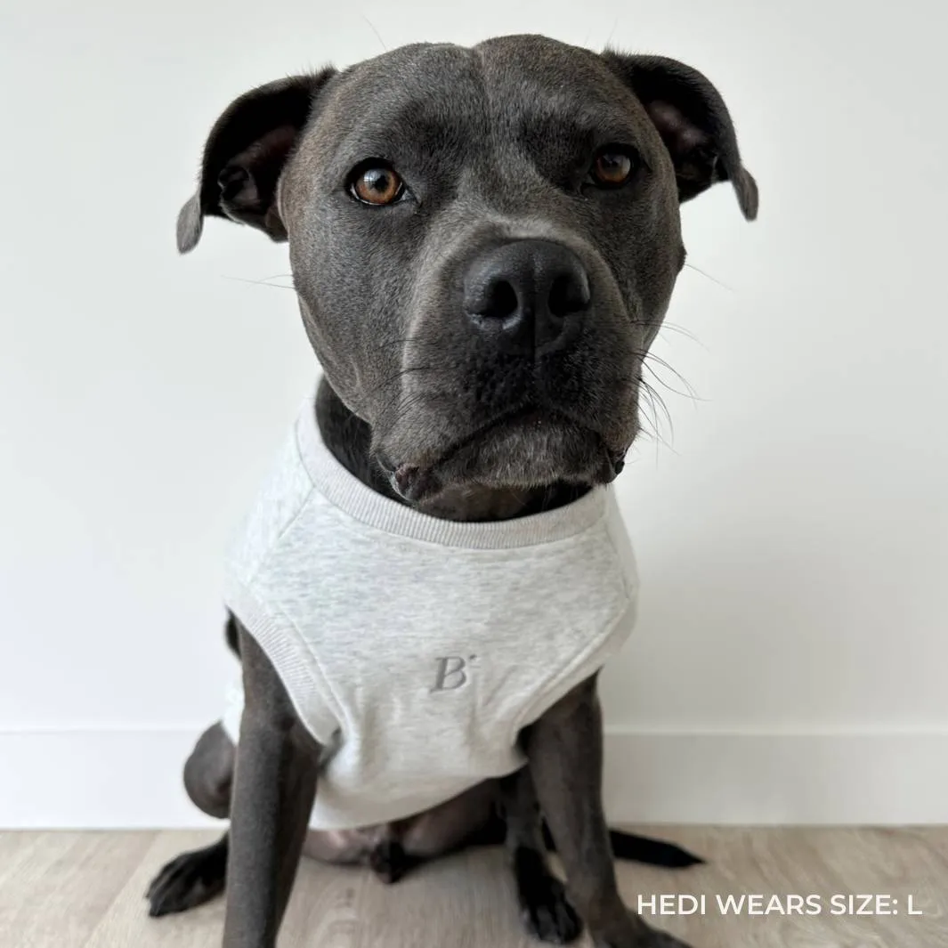 ESSENTIAL DOG SWEATSHIRT | WHITE MARLE