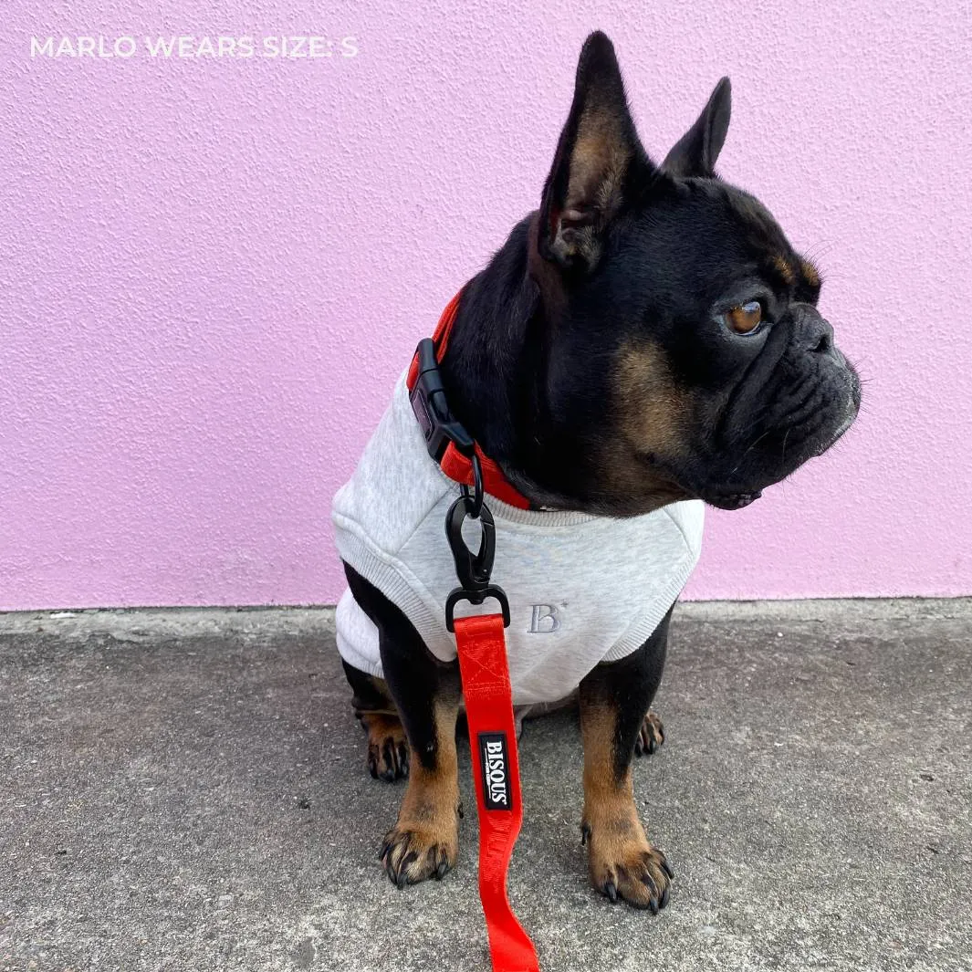 ESSENTIAL DOG SWEATSHIRT | WHITE MARLE