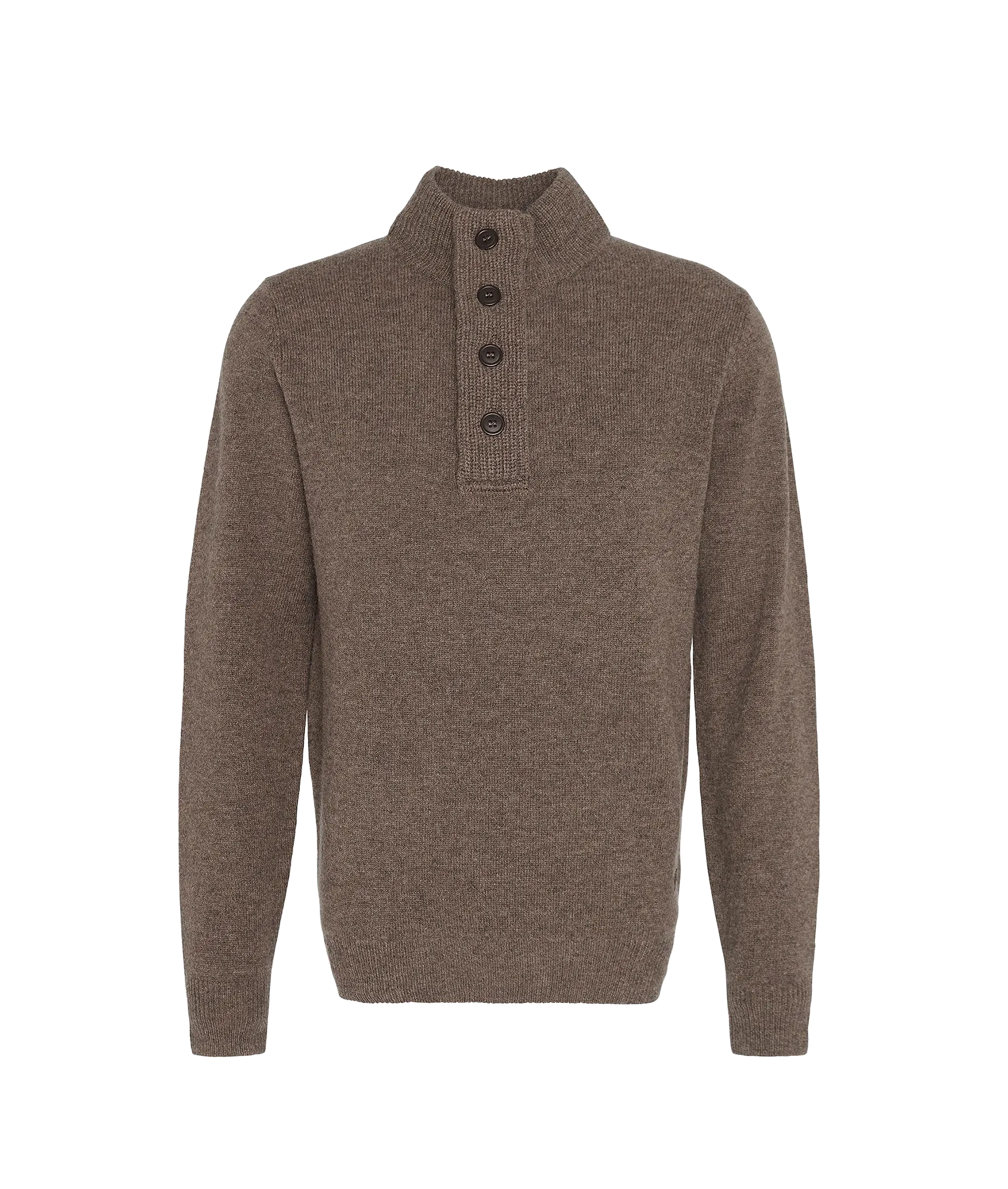 Essential Elbow Patch Jumper - Brown