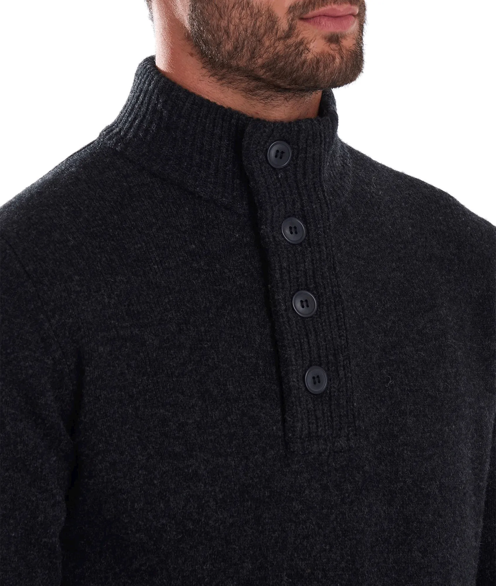 Essential Elbow Patch Jumper - Grey