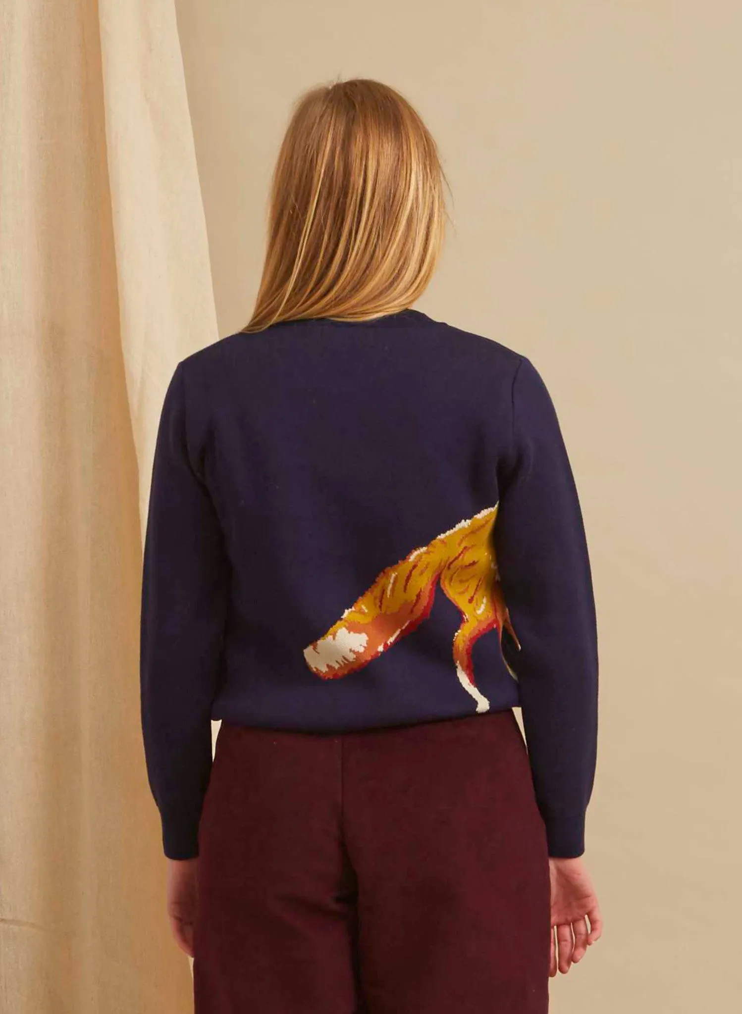 Esther Long - Navy Fox Jumper
