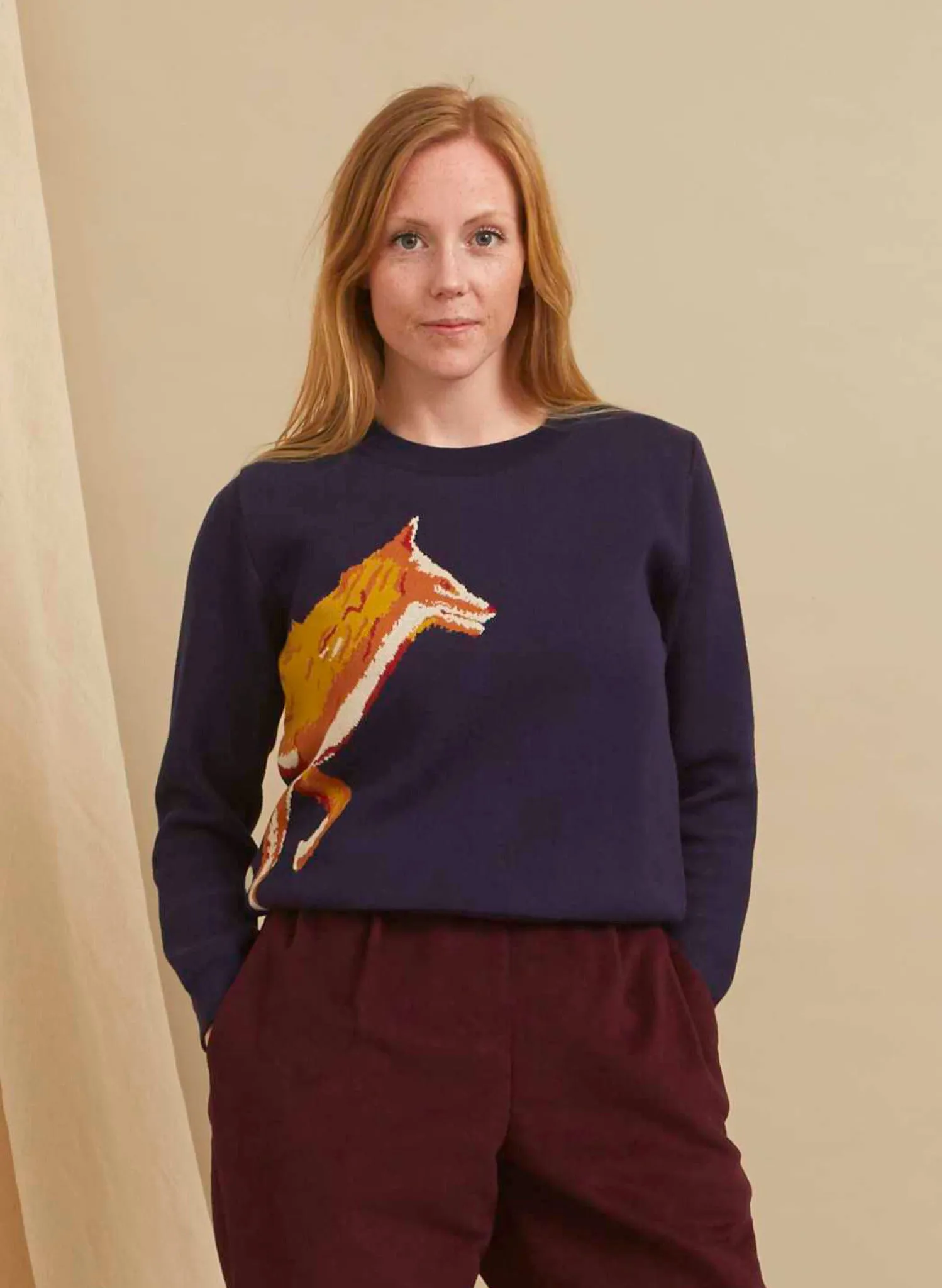 Esther Long - Navy Fox Jumper