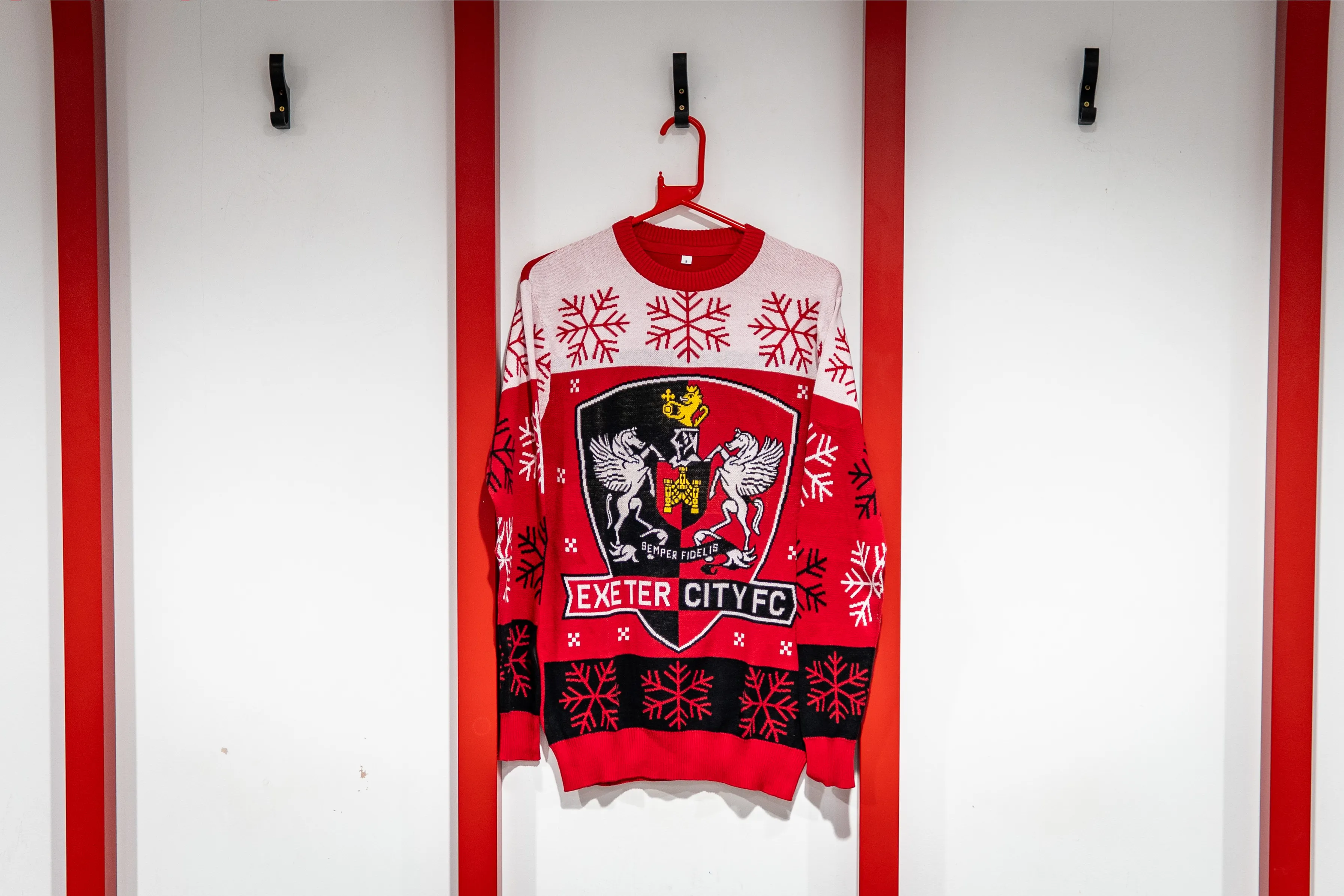 Exeter City Adults Knitted Christmas Jumper