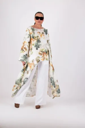 Floral Linen Top JESIKA