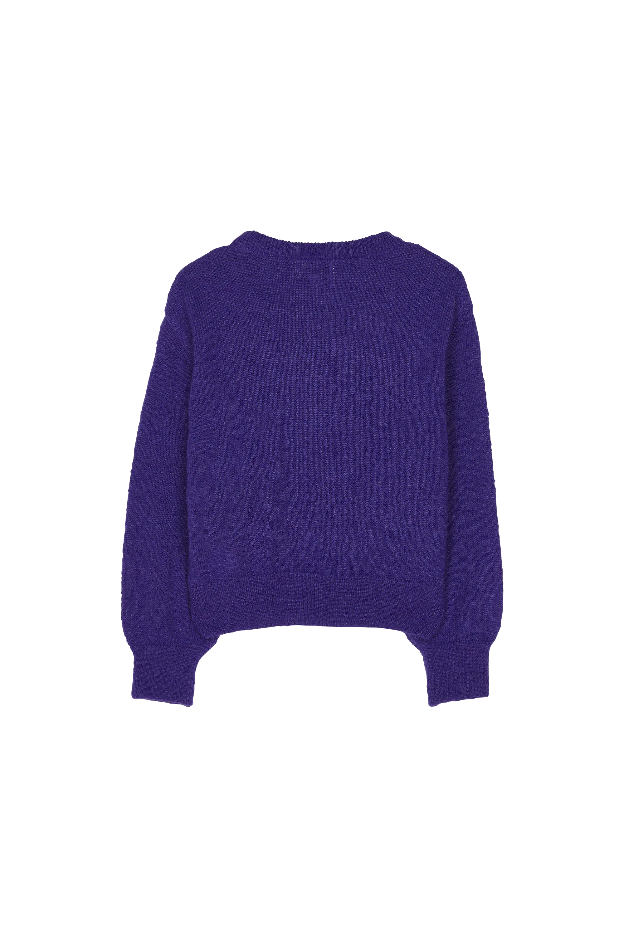 FONDA Dark Purple - Round Neck Jumper