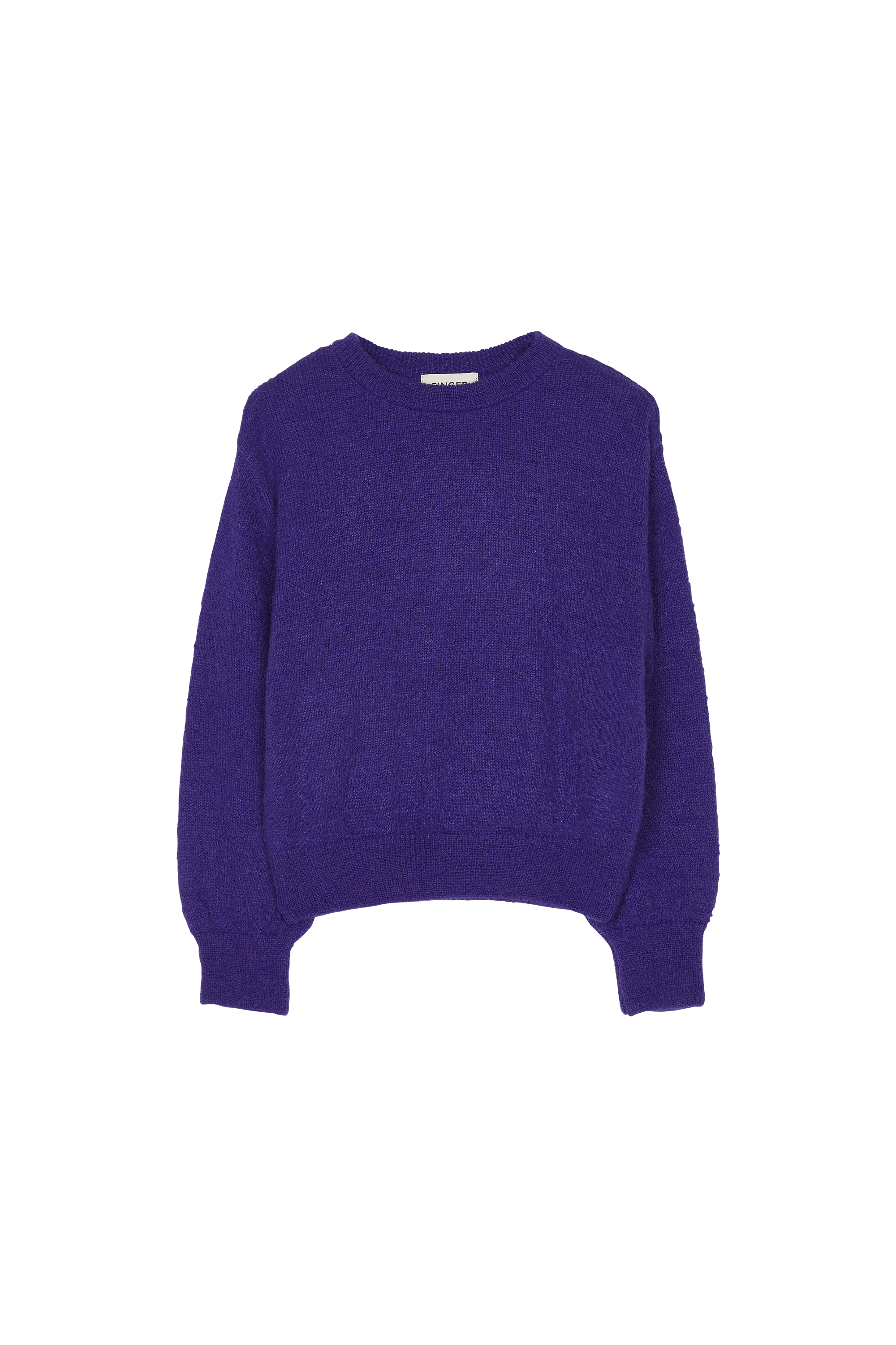 FONDA Dark Purple - Round Neck Jumper