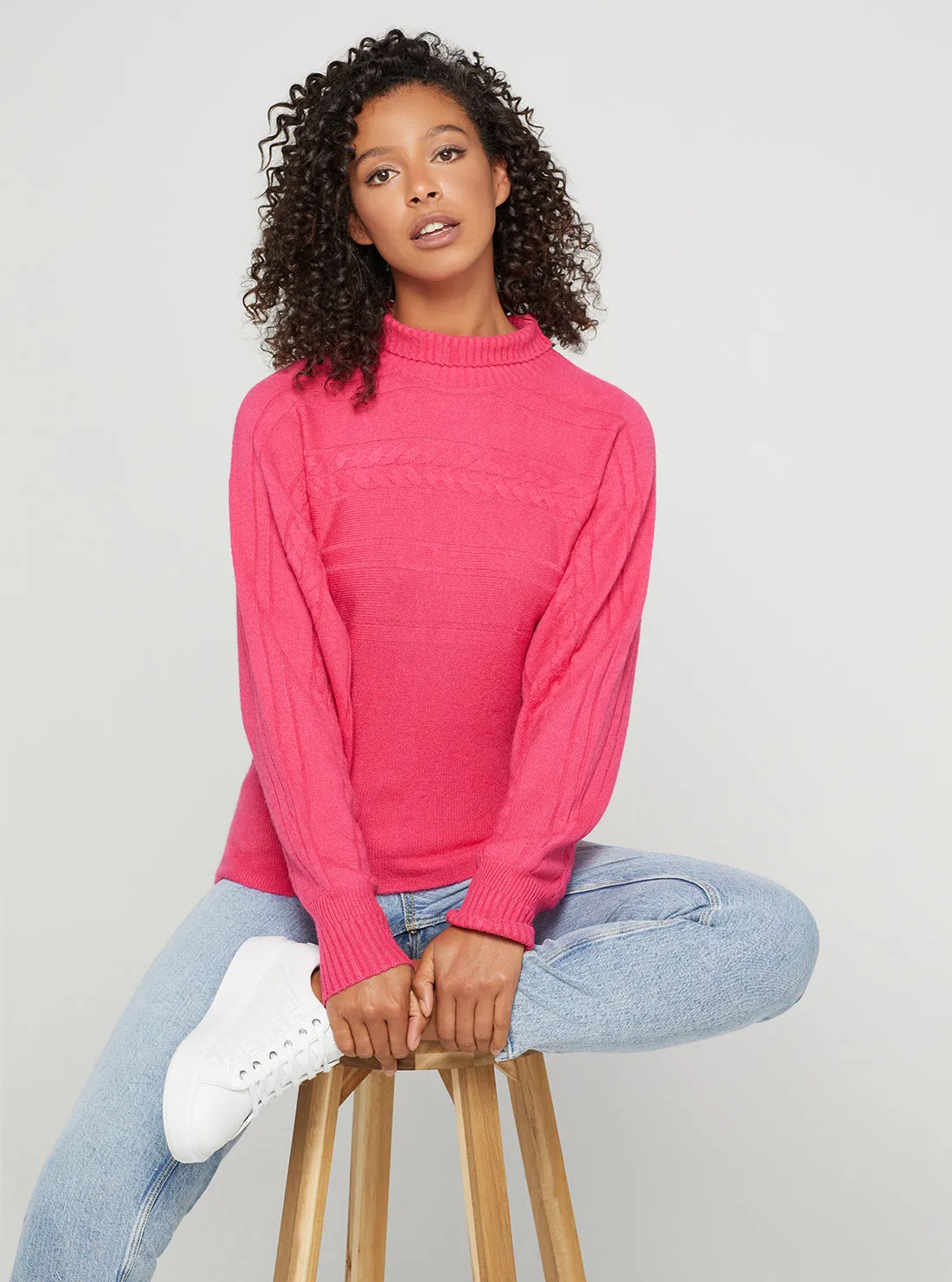 French Rose Anne Knit Jumper