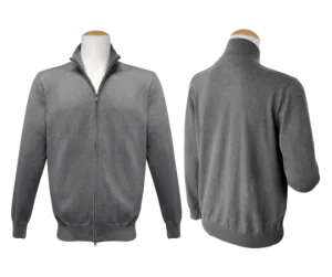 Full Zip Jumper - Grey