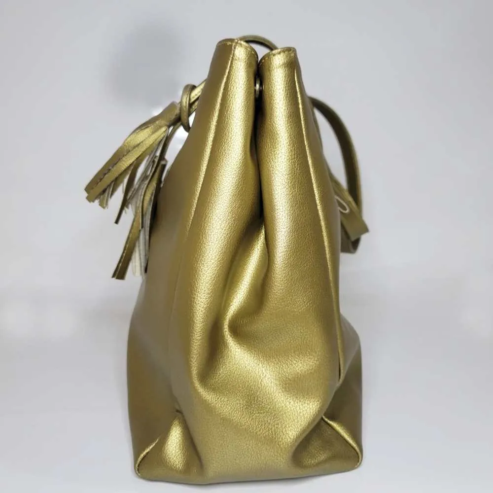 Golden Coloured Tote Bag | Hand-Crafted | Effortless Elegance
