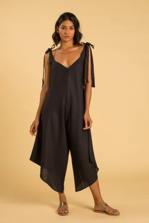 GRANADINA Linen Jumper - Black