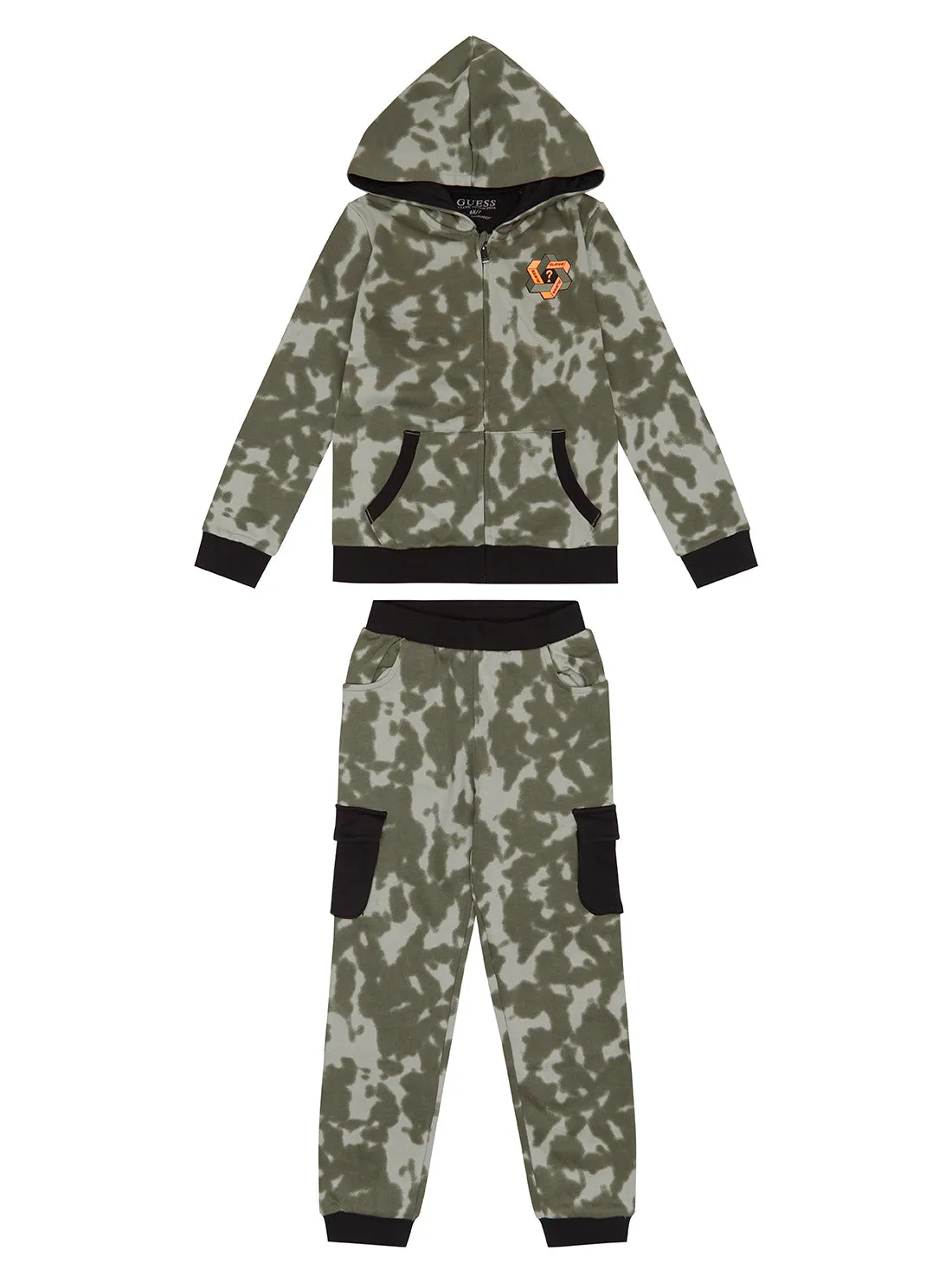 Green Khaki Jumper and Pants 2 Piece Set (2-7)