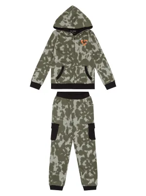 Green Khaki Jumper and Pants 2 Piece Set (2-7)