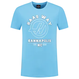 Haas Racing F1 "Haas Way Kannapolis" T-Shirt - Blue
