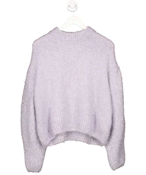 H&M Purple Glittery Jumper UK 12