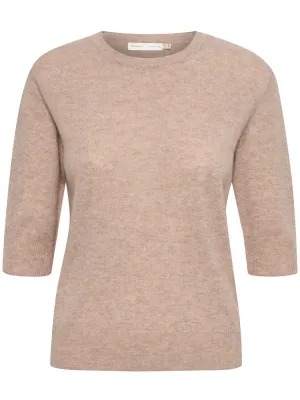InWear MonikaIV Short Sleeve Jumper Oat