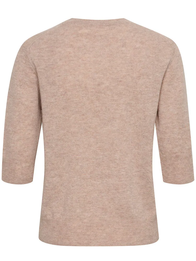 InWear MonikaIV Short Sleeve Jumper Oat