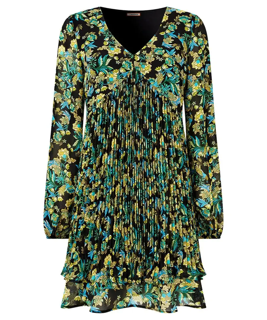 Joe Browns 14 Black Beautifully Pleated Tunic