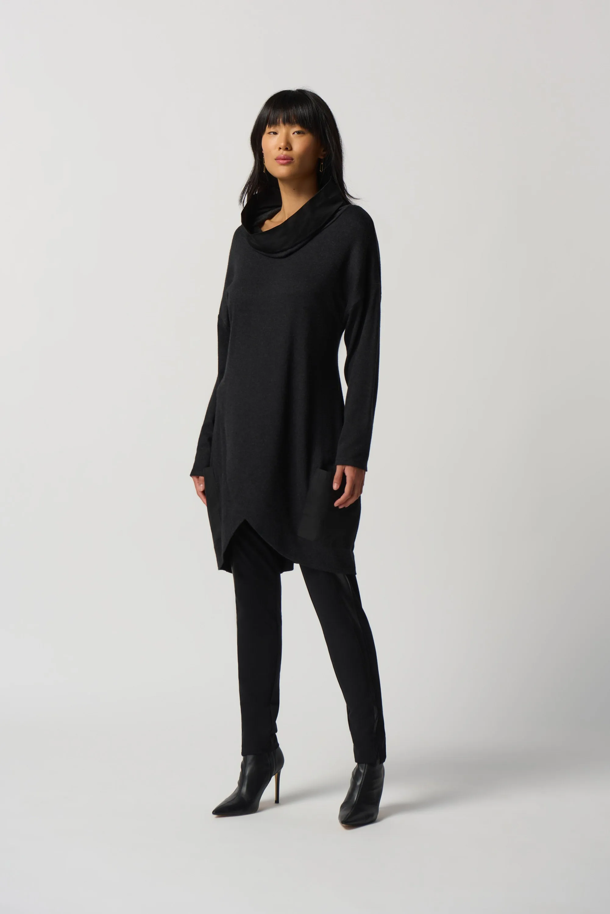 Joseph Ribkoff Black/Charcoal Tunic Style 233301-257