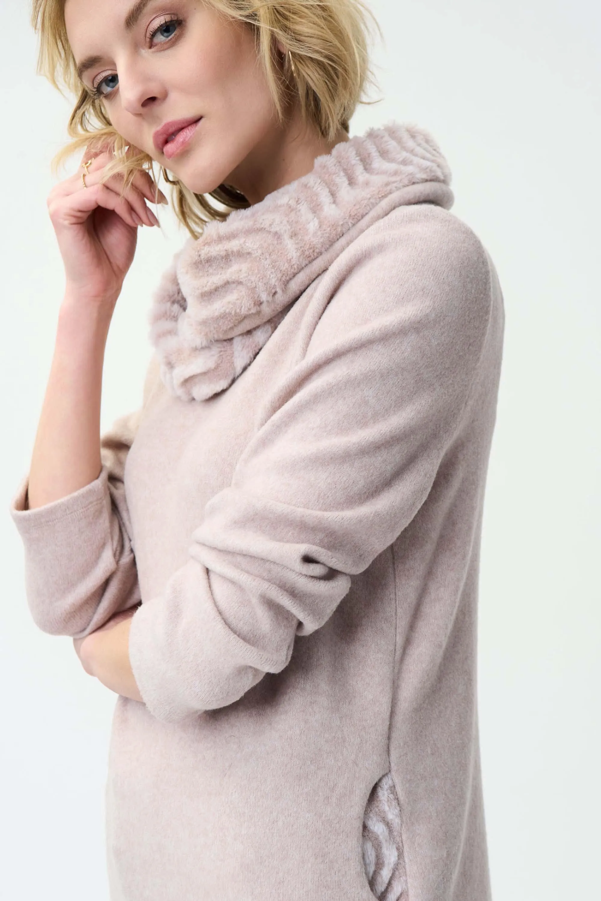 Joseph Ribkoff Oatmeal Tunic Style 224035