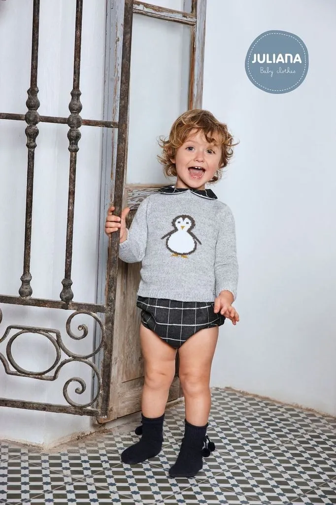 Julian Boys Jam Pant Penguin Set