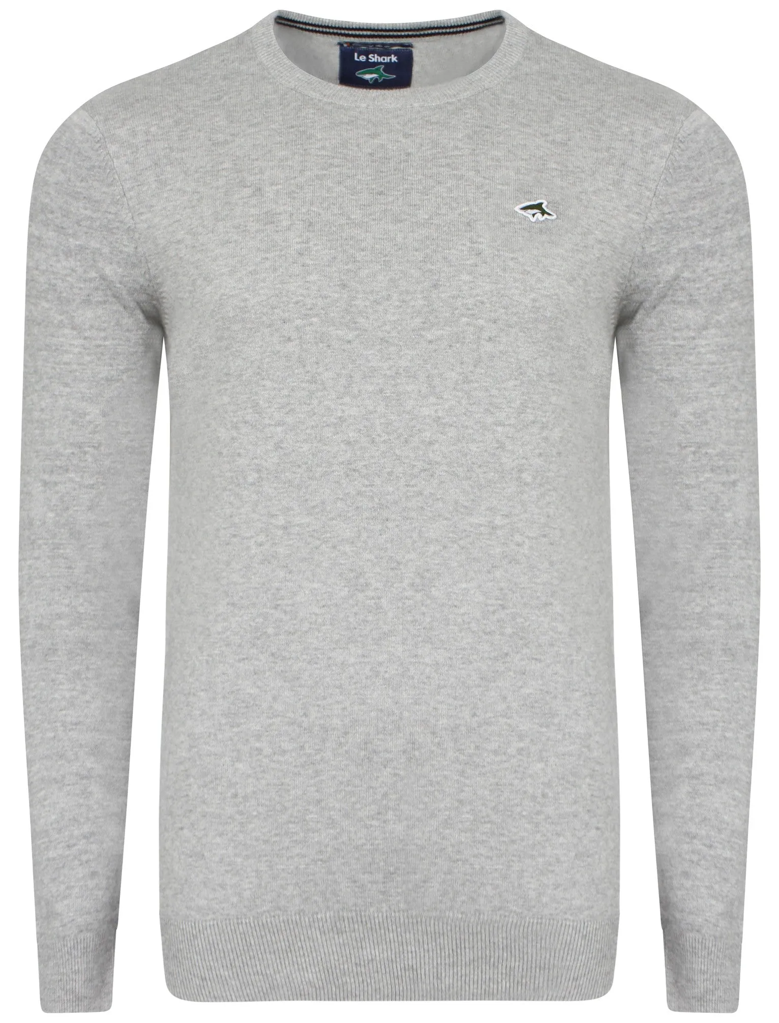 Jumper in Grey Marl - Le Shark