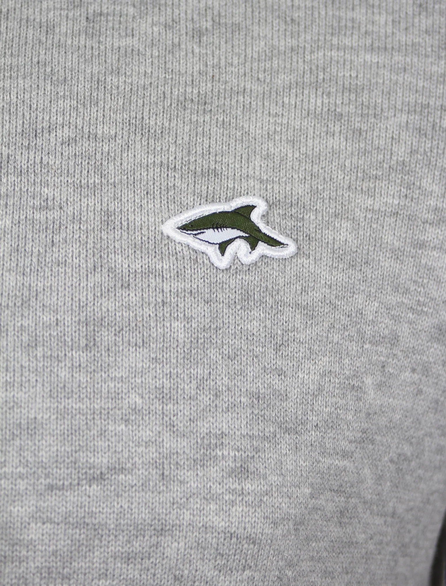 Jumper in Grey Marl - Le Shark