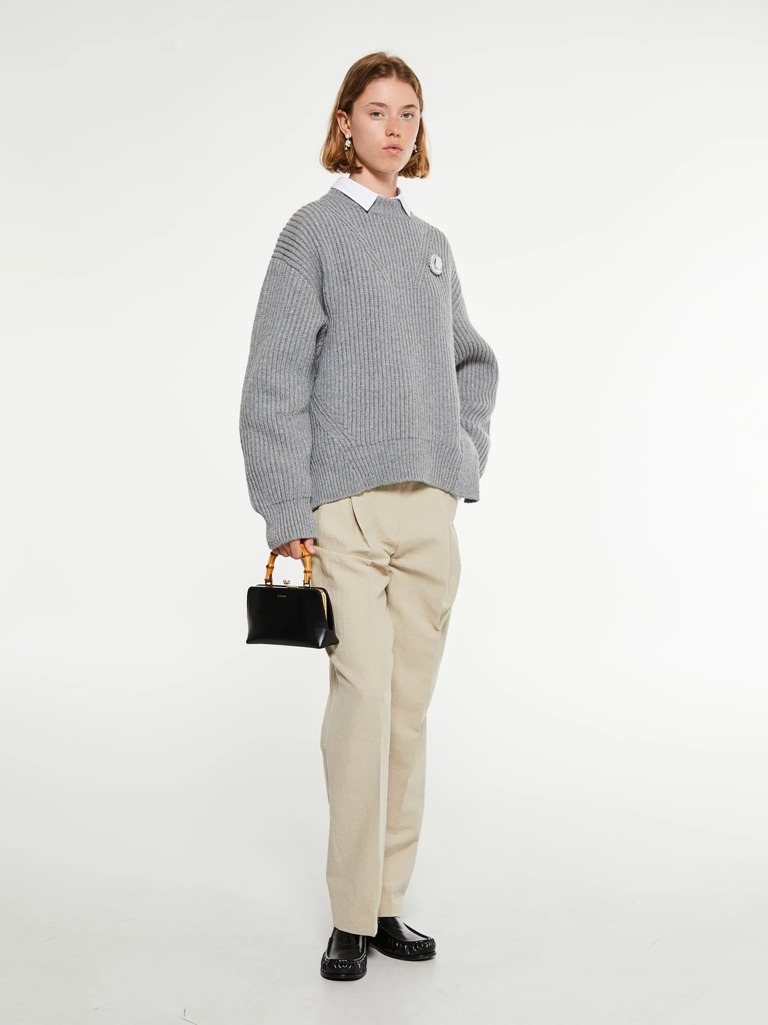 Jumper in Volcanic Glass