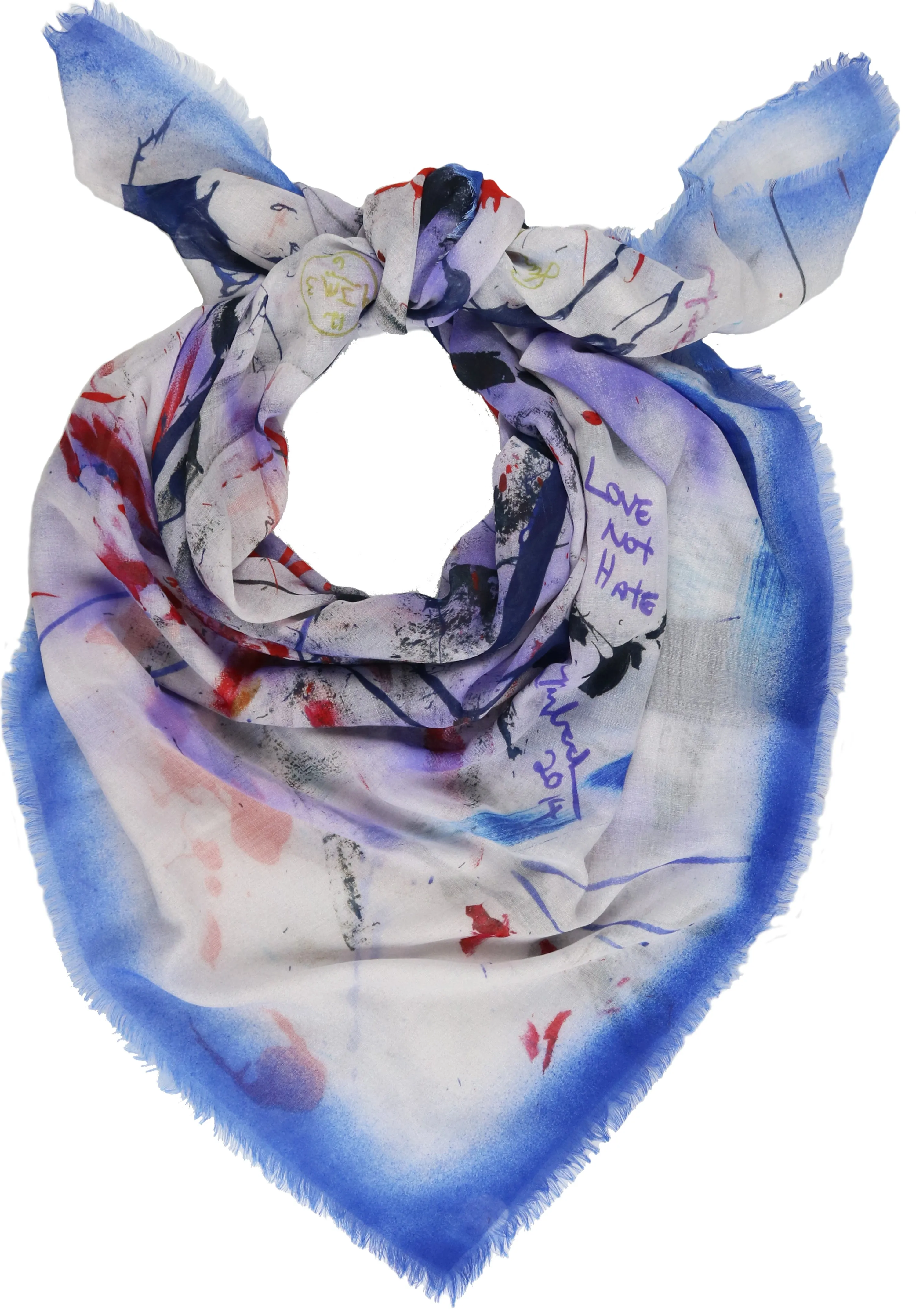 Jumper Maybach X FRAAS "Hate No More" Recycled Polyester Square Scarf