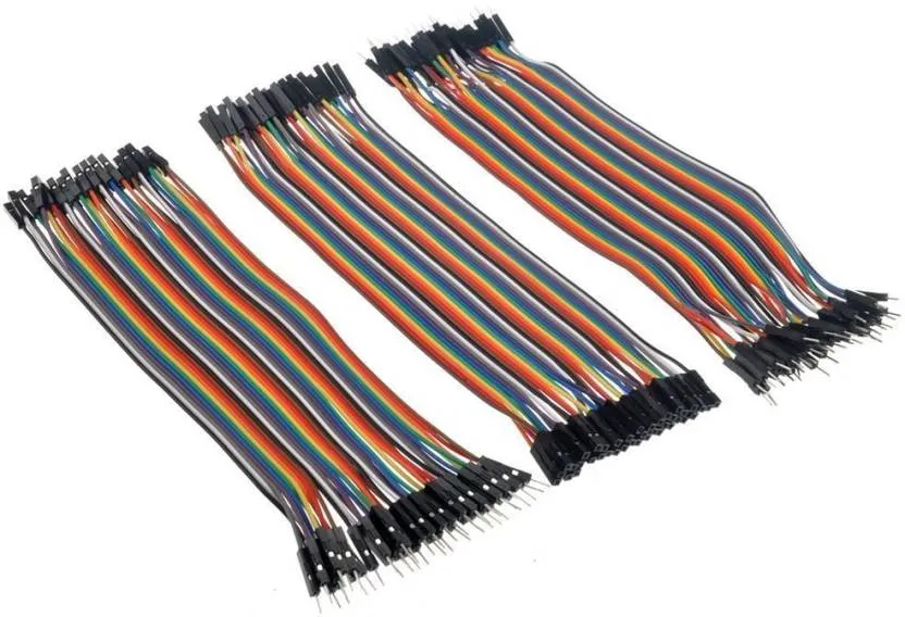 Jumper Wires - 40 x 6" FF, MM, MF Dupont Cables (3 Pack of 40)