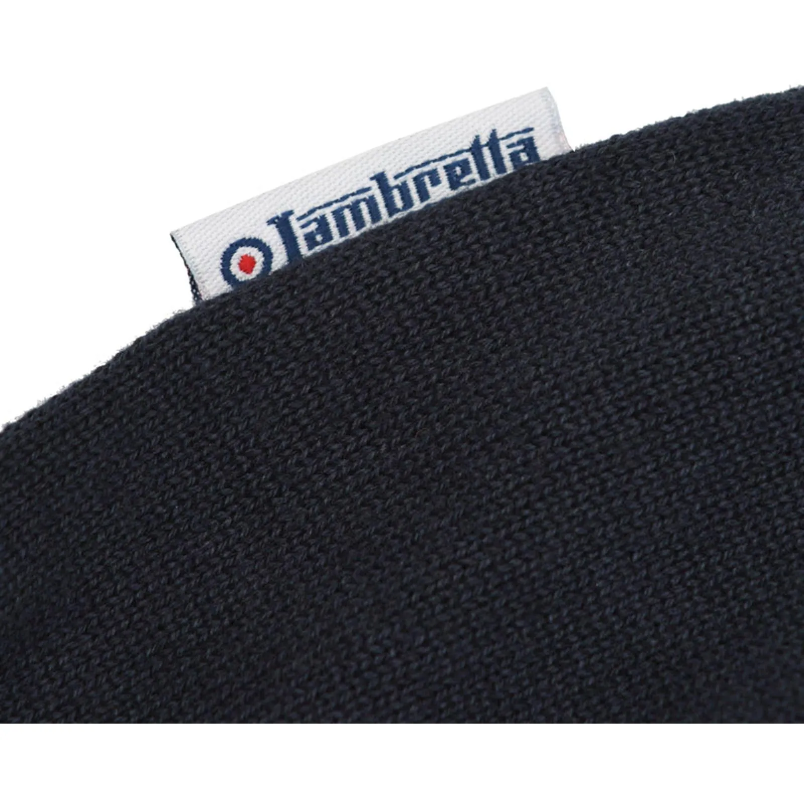 Lambretta Mens Knitted Tipped Long Sleeve Jumper