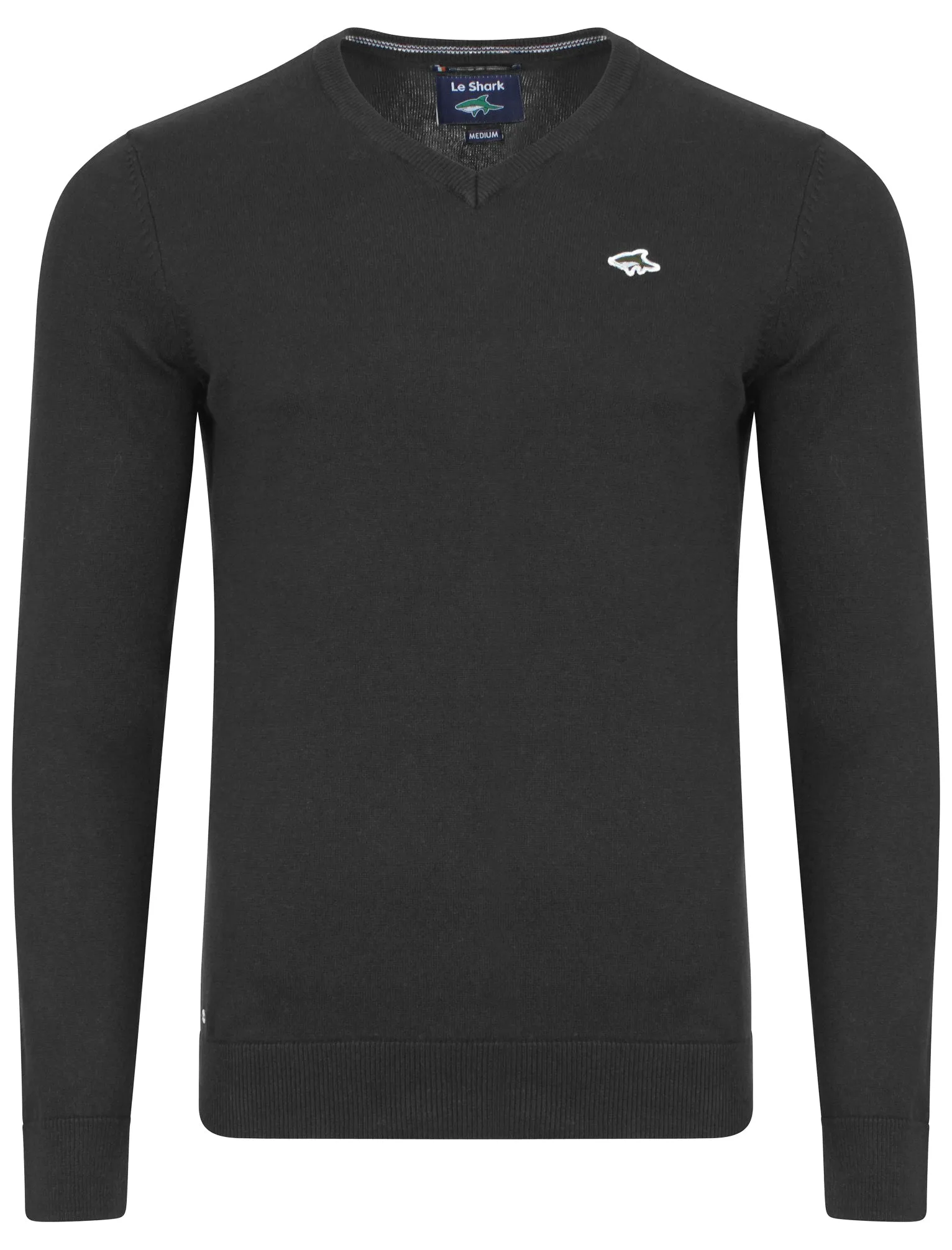 Leonard Jumper in Charcoal Marl - Le Shark