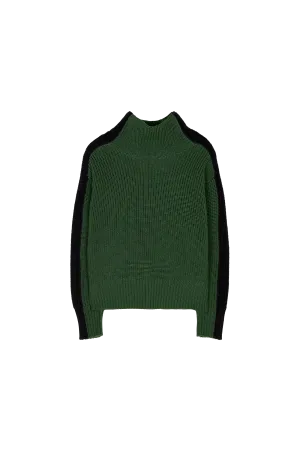 LEXY New Khaki - Turtleneck Jumper