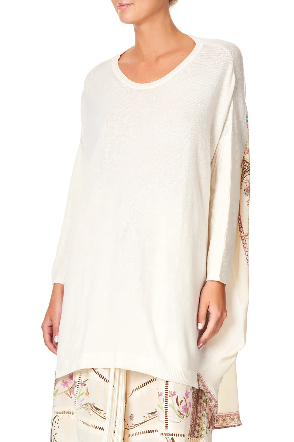 LONG SLEEVE JUMPER WITH PRINT BACK GOLDEN AGE