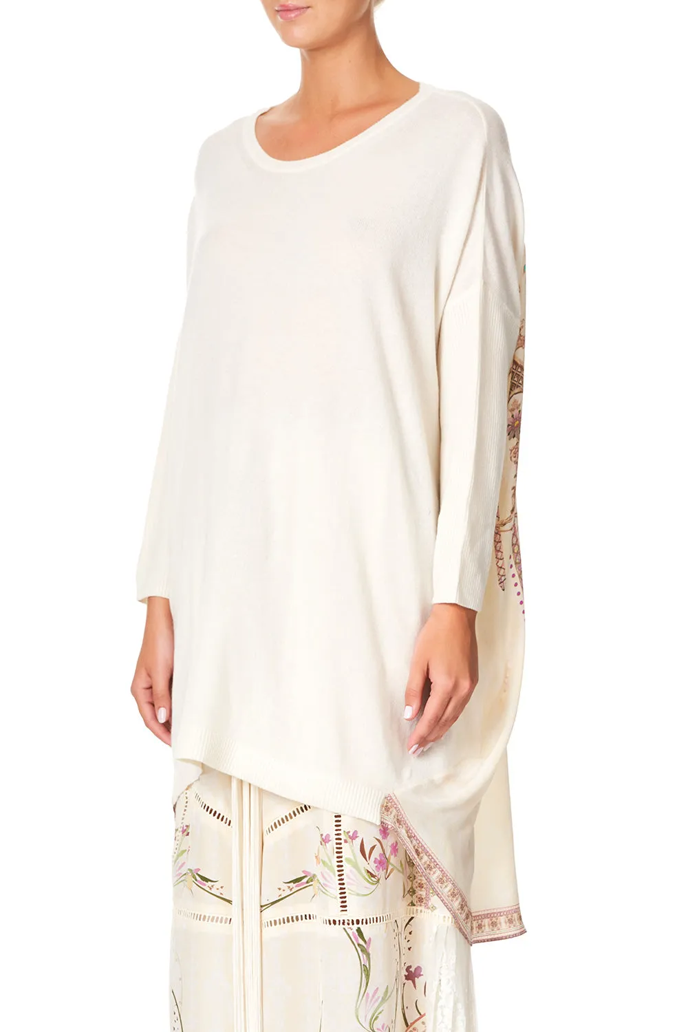 LONG SLEEVE JUMPER WITH PRINT BACK GOLDEN AGE