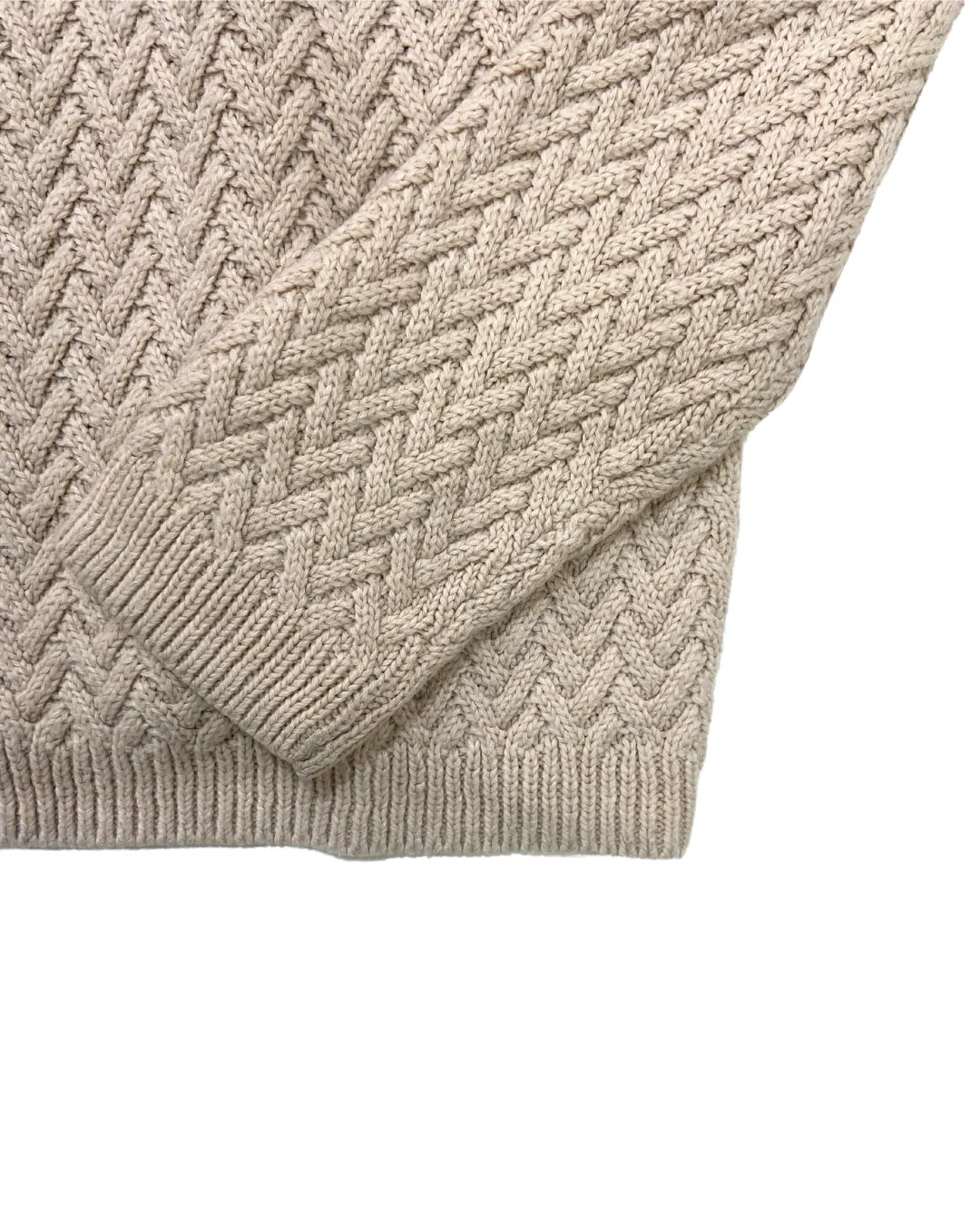 Mango Herringbone Knit Jumper