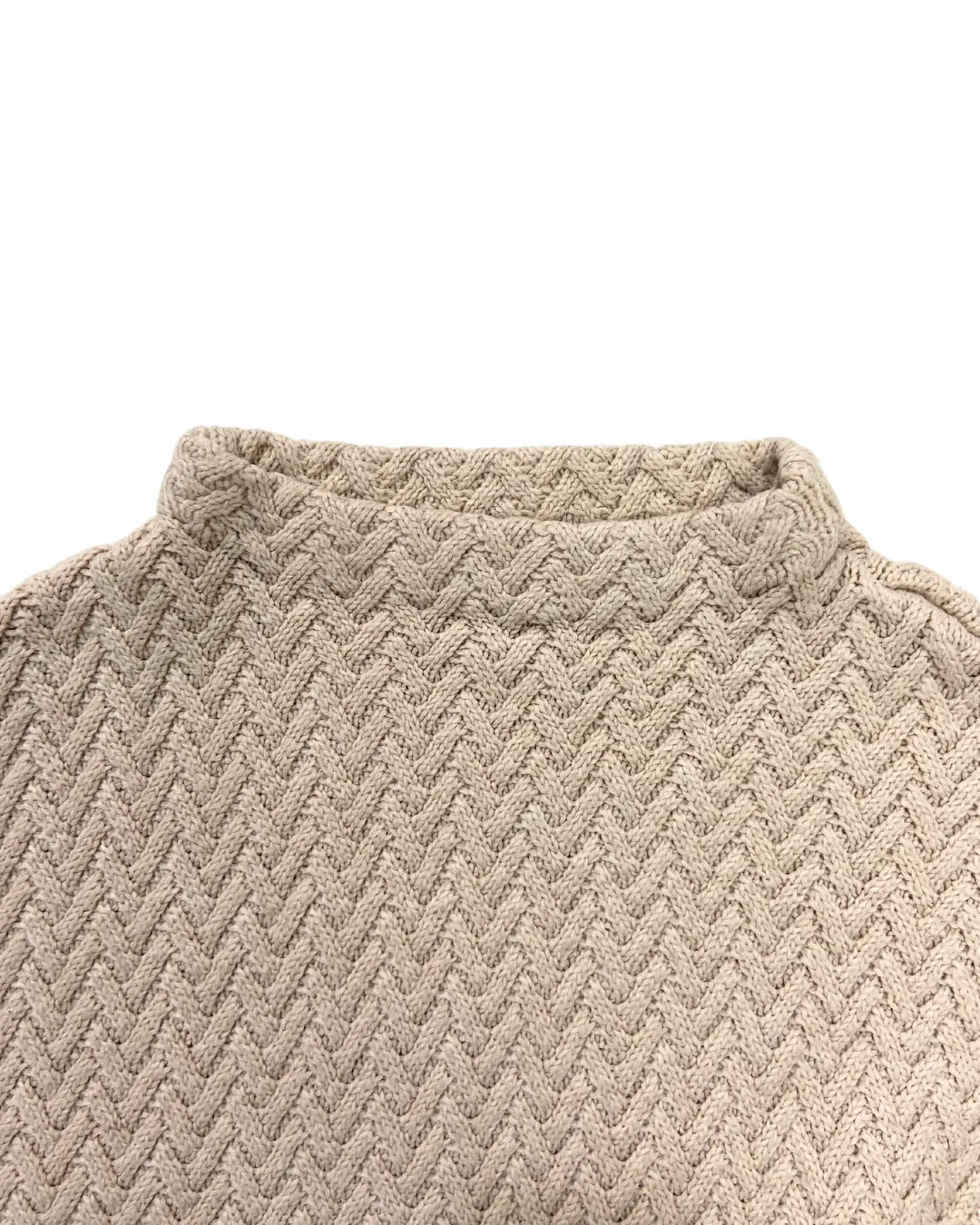 Mango Herringbone Knit Jumper