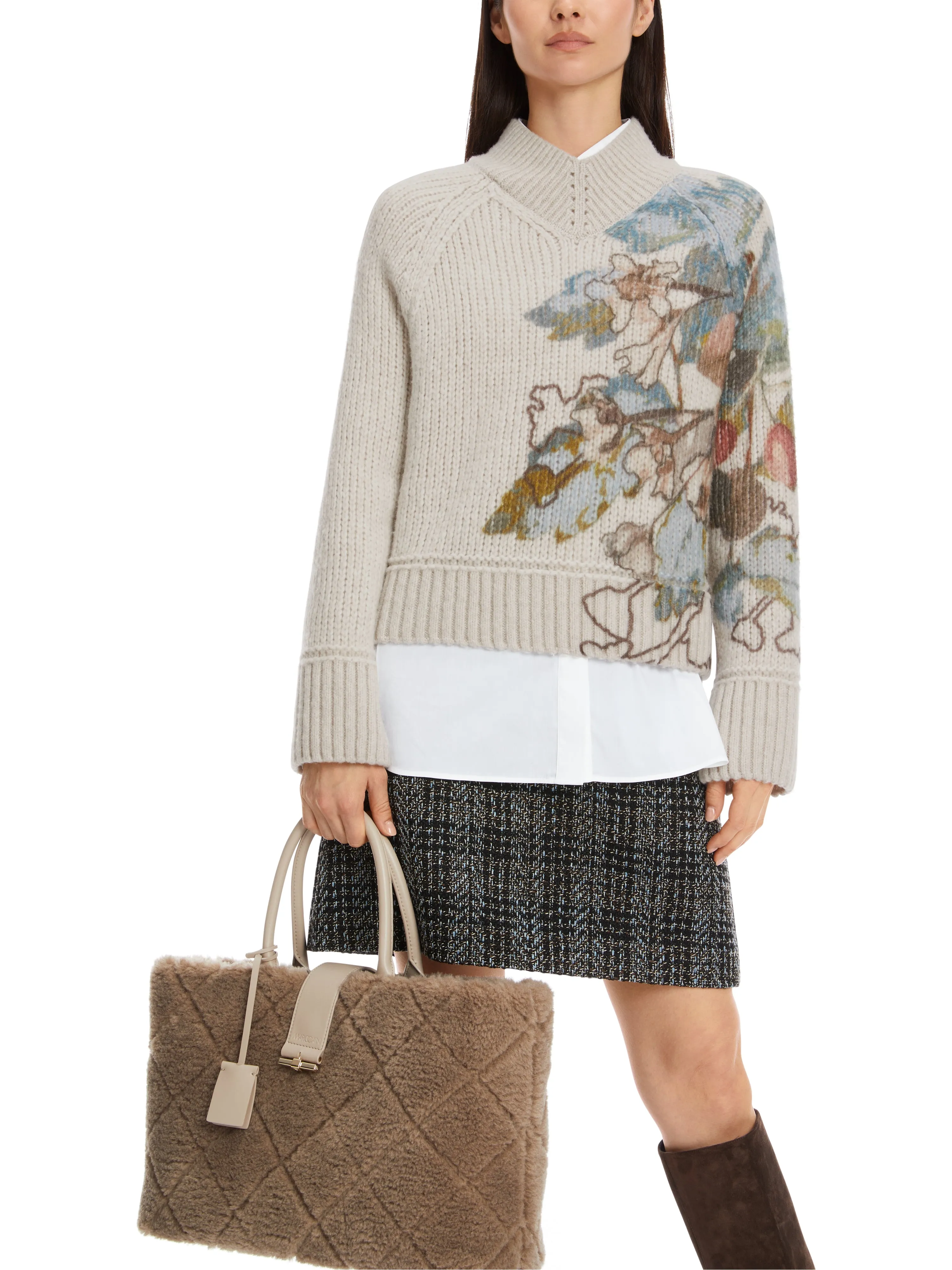 MARC CAIN Smoke Printer Jumper