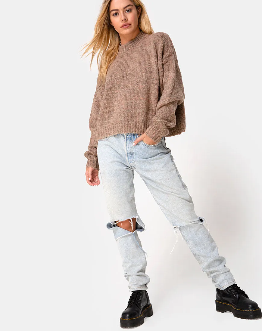 Margo Jumper in Knit Tan
