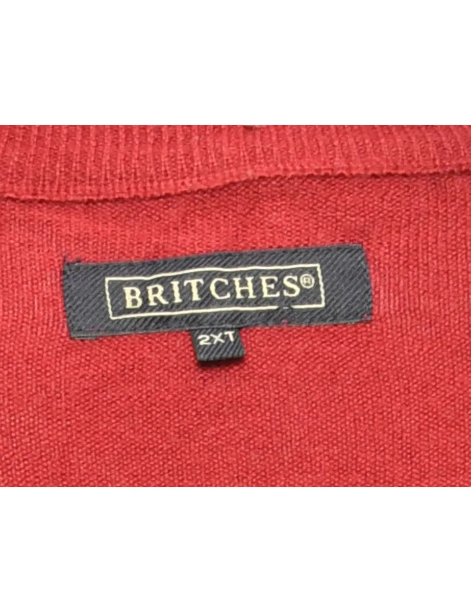 Maroon Britches Jumper - XXL