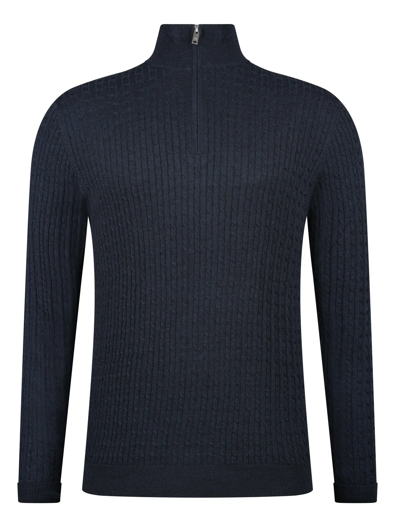 Matinique Cabel Knit Navy